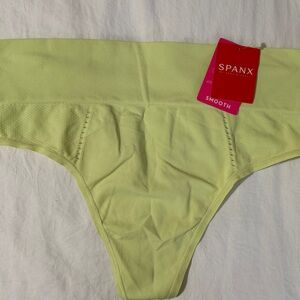 SPANX Smooth Seamless Thong in Lime